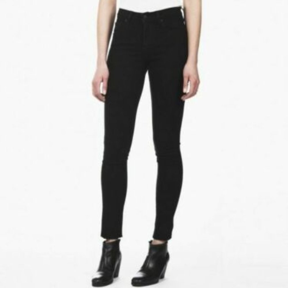 NWT Courtshop High Rise Skinny Jeans in Black